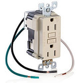 Leviton M7599-I Lev-Lok Decora Style 15 Amp SmartLockPRO Commercial Grade Modular GFCI Receptacle
